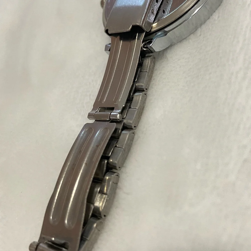 Platinum Stainless Steel Watch